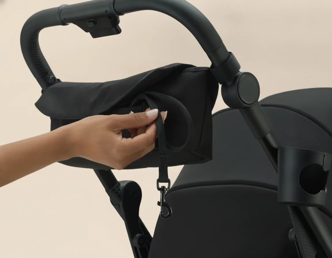 MOON Dog buggy with a practical bag for accessories and treats
